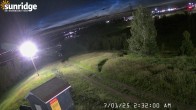 Archiv Foto Webcam Skiegebiet Sunridge(Alberta, Canada) 01:00