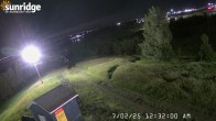 Archiv Foto Webcam Skiegebiet Sunridge(Alberta, Canada) 23:00