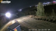 Archiv Foto Webcam Skiegebiet Sunridge(Alberta, Canada) 23:00