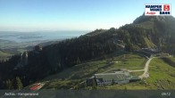 Archiv Foto Webcam Bergstation Kampenwandbahn 08:00