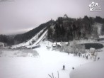 Archived image Webcam Winterberg: View to Ski Jumping Hill from Quick Jet 11:00