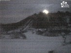 Archived image Webcam Winterberg: View to Ski Jumping Hill from Quick Jet 06:00