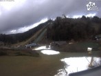 Archiv Foto Webcam Winterberg: Blick vom Quick Jet zur Sprungschanze 13:00