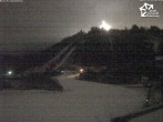 Archived image Webcam Winterberg: View to Ski Jumping Hill from Quick Jet 05:00