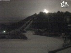 Archived image Webcam Winterberg: View to Ski Jumping Hill from Quick Jet 06:00