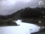 Archived image Webcam Winterberg: View to Ski Jumping Hill from Quick Jet 15:00