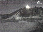 Archived image Webcam Winterberg: View to Ski Jumping Hill from Quick Jet 06:00