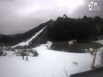 Archived image Webcam Winterberg: View to Ski Jumping Hill from Quick Jet 11:00