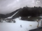 Archived image Webcam Winterberg: View to Ski Jumping Hill from Quick Jet 15:00