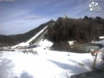 Archiv Foto Webcam Winterberg: Blick vom Quick Jet zur Sprungschanze 11:00