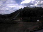 Archiv Foto Webcam Winterberg: Blick vom Quick Jet zur Sprungschanze 13:00
