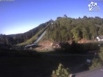 Archiv Foto Webcam Winterberg: Blick vom Quick Jet zur Sprungschanze 17:00