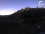 Archiv Foto Webcam Winterberg: Blick vom Quick Jet zur Sprungschanze 19:00