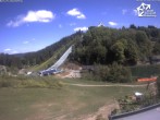 Archived image Webcam Winterberg: View to Ski Jumping Hill from Quick Jet 11:00
