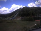 Archiv Foto Webcam Winterberg: Blick vom Quick Jet zur Sprungschanze 13:00