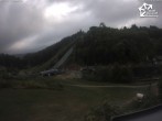 Archived image Webcam Winterberg: View to Ski Jumping Hill from Quick Jet 06:00