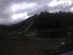 Archived image Webcam Winterberg: View to Ski Jumping Hill from Quick Jet 07:00