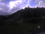 Archiv Foto Webcam Winterberg: Blick vom Quick Jet zur Sprungschanze 17:00