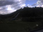 Archiv Foto Webcam Winterberg: Blick vom Quick Jet zur Sprungschanze 17:00