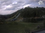Archiv Foto Webcam Winterberg: Blick vom Quick Jet zur Sprungschanze 17:00