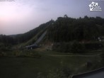 Archiv Foto Webcam Winterberg: Blick vom Quick Jet zur Sprungschanze 19:00