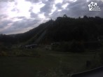 Archiv Foto Webcam Winterberg: Blick vom Quick Jet zur Sprungschanze 05:00
