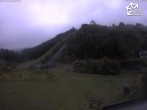 Archiv Foto Webcam Winterberg: Blick vom Quick Jet zur Sprungschanze 05:00