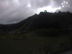 Archived image Webcam Winterberg: View to Ski Jumping Hill from Quick Jet 07:00
