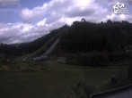 Archived image Webcam Winterberg: View to Ski Jumping Hill from Quick Jet 11:00