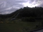 Archived image Webcam Winterberg: View to Ski Jumping Hill from Quick Jet 07:00