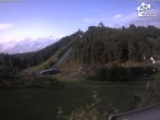 Archiv Foto Webcam Winterberg: Blick vom Quick Jet zur Sprungschanze 17:00