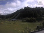 Archived image Webcam Winterberg: View to Ski Jumping Hill from Quick Jet 09:00
