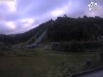 Archiv Foto Webcam Winterberg: Blick vom Quick Jet zur Sprungschanze 05:00