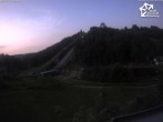 Archiv Foto Webcam Winterberg: Blick vom Quick Jet zur Sprungschanze 19:00