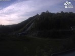 Archiv Foto Webcam Winterberg: Blick vom Quick Jet zur Sprungschanze 19:00