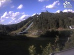 Archiv Foto Webcam Winterberg: Blick vom Quick Jet zur Sprungschanze 17:00
