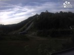 Archiv Foto Webcam Winterberg: Blick vom Quick Jet zur Sprungschanze 19:00