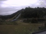 Archived image Webcam Winterberg: View to Ski Jumping Hill from Quick Jet 02:00