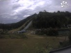 Archived image Webcam Winterberg: View to Ski Jumping Hill from Quick Jet 06:00