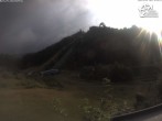 Archived image Webcam Winterberg: View to Ski Jumping Hill from Quick Jet 06:00
