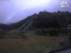 Archiv Foto Webcam Winterberg: Blick vom Quick Jet zur Sprungschanze 05:00