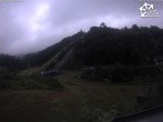 Archiv Foto Webcam Winterberg: Blick vom Quick Jet zur Sprungschanze 06:00