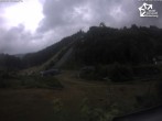 Archiv Foto Webcam Winterberg: Blick vom Quick Jet zur Sprungschanze 13:00