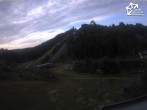 Archiv Foto Webcam Winterberg: Blick vom Quick Jet zur Sprungschanze 19:00