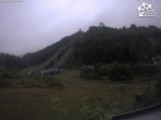 Archiv Foto Webcam Winterberg: Blick vom Quick Jet zur Sprungschanze 05:00