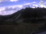 Archiv Foto Webcam Winterberg: Blick vom Quick Jet zur Sprungschanze 17:00
