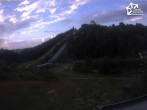Archiv Foto Webcam Winterberg: Blick vom Quick Jet zur Sprungschanze 19:00