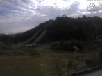 Archived image Webcam Winterberg: View to Ski Jumping Hill from Quick Jet 07:00