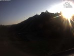 Archived image Webcam Winterberg: View to Ski Jumping Hill from Quick Jet 05:00