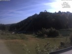 Archived image Webcam Winterberg: View to Ski Jumping Hill from Quick Jet 07:00